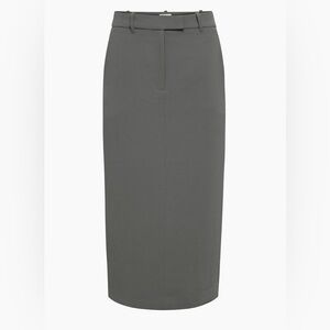 Wilfred - Aritzia / 6 / Riviera Skirt / Crepette / Charcoal / Pencil  / Office